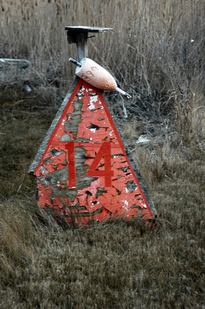 relict channel marker on Smith Island
