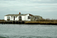 abandoned house at approach to Smith Island